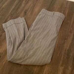 Calvin Klein Fitted Gray Dress Pants
